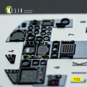 KELIK K32052 F-15C MSIP II - interior 3D decals for Tamiya kit 1/32 – Bild 15