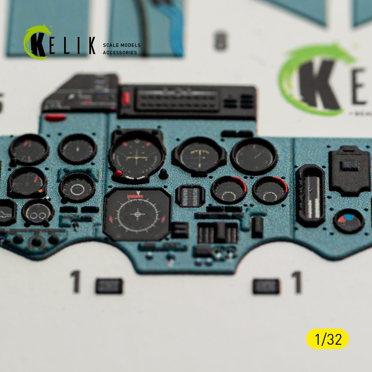 KELIK K32061 SU-27UB Flanker C - interior 3D decals for Trumpeter kit 1/32 – zdjęcie 12