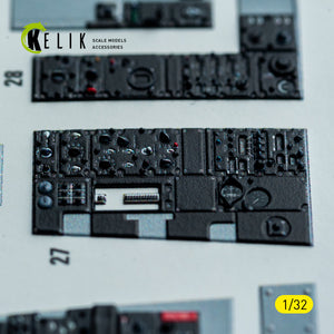 KELIK K32049 F-4D - interior 3D decals for Tamiya kit 1/32 – Bild 7