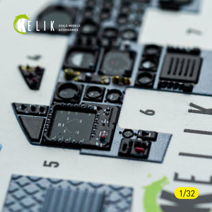 KELIK K32052 F-15C MSIP II - interior 3D decals for Tamiya kit 1/32 – Bild 16