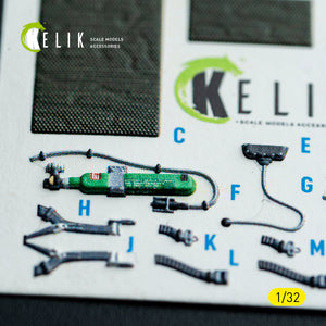 KELIK K32052 F-15C MSIP II - interior 3D decals for Tamiya kit 1/32 – Bild 17