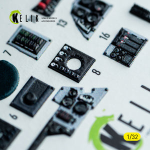 KELIK K32053 F-14A - interior 3D decals for Tamiya kit 1/32 – image 18