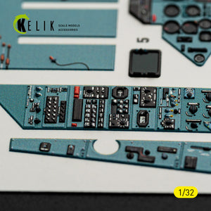 KELIK K32061 SU-27UB Flanker C - interior 3D decals for Trumpeter kit 1/32 – zdjęcie 14