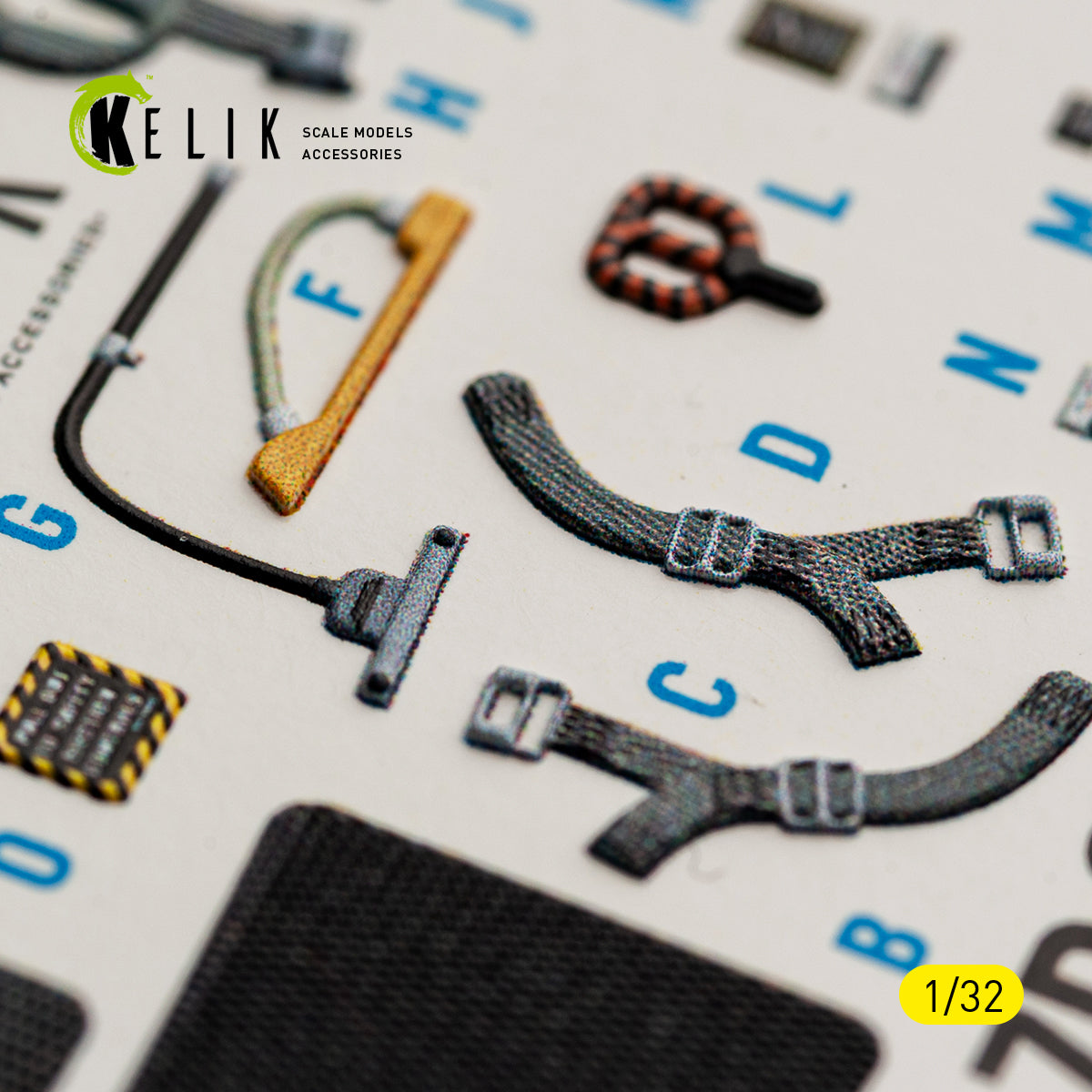 KELIK K32062 A-7D CORSAIR II - interior 30 decals for Trumpeter kit 1/32 – Bild 13