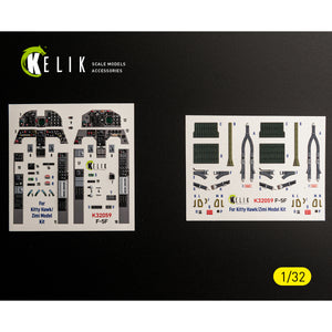 KELIK K32059 F-5F - interior 3D decals for Kitty Hawk/Zimi models kit 1/32 – Bild 16