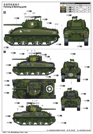 I Love Kit 61617 M4A1 Medium Tank - Late 1/16 – immagine 3