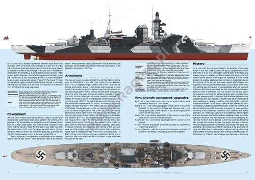 Kagero 16032 The German Cruiser Admiral Hipper EN – immagine 3
