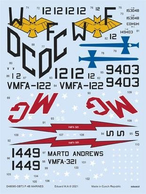 Eduard D48095 F-4B MARINES TAMIYA 1/48 – imagen 3