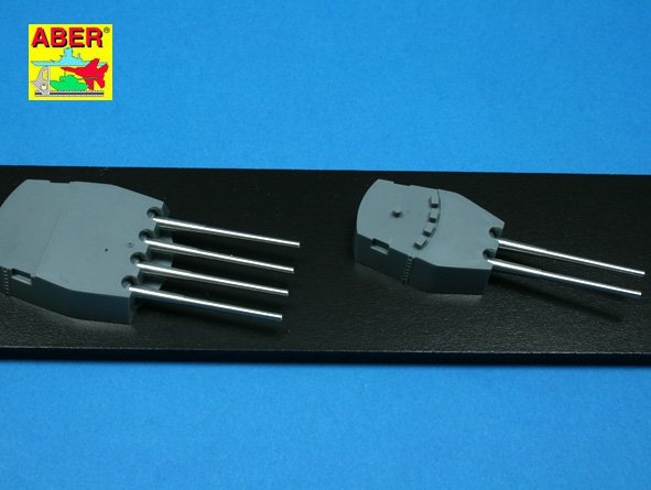 Aber 350L-48 Set of barrels 356mm x 10; 133mm x 16 for King George V, Prince of Wales 1/350 – imagen 3