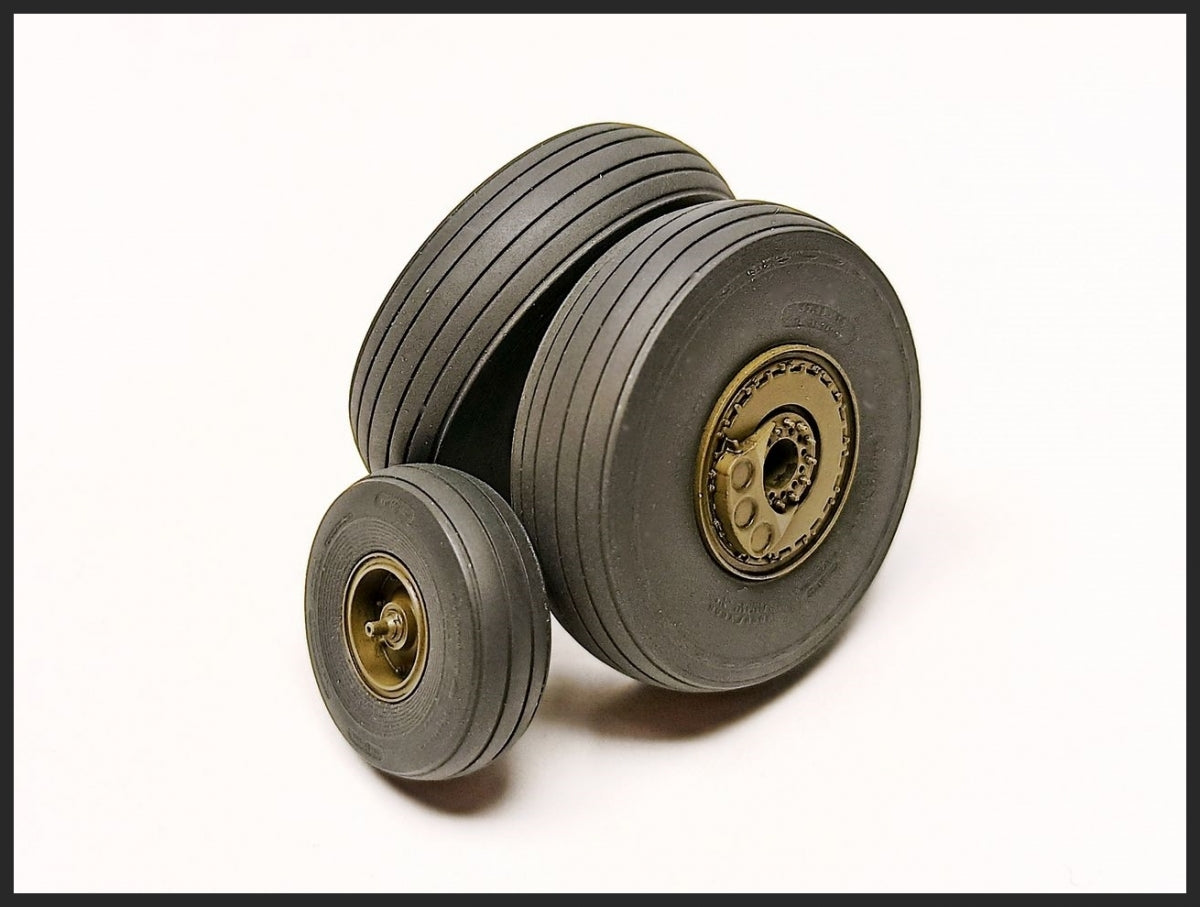 Clear Prop! CPA35002 CH-54A Tarhe wheels set for ICM kit 1/35 – immagine 3
