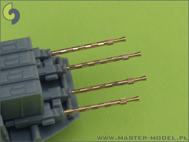 Master AM-48-026 British Mk 2 Browning .303 caliber (7,7mm) with flash hider (4pcs) 1/48 – immagine 3