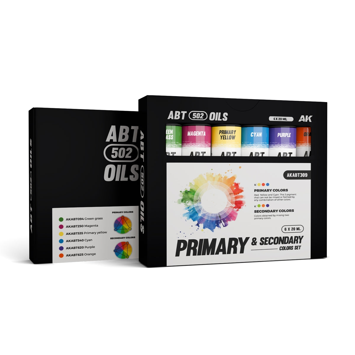 502 Abteilung ABT309 SET DE COULEURS PRIMAIRES ET SECONDAIRES 6x20ml – image 2