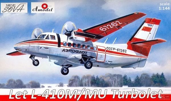 Amodel 01467-01 Let L410 M/Mu Turb 1/144