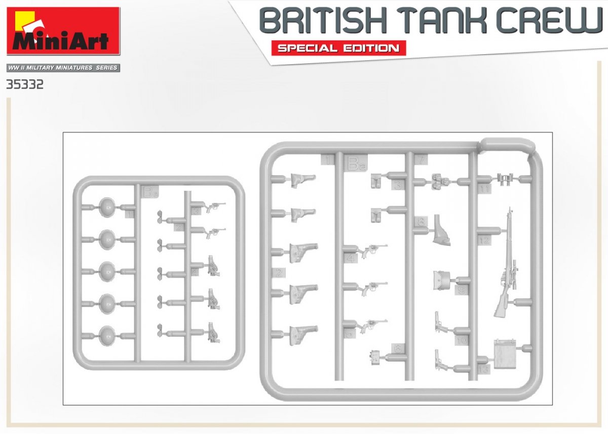 Miniart 35332 ÉQUIPAGE DE CHAR BRITANNIQUE. ÉDITION SPÉCIALE 1/35 – image 3