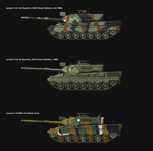 Meng Model TS-007 GERMAN MAIN BATTLE TANK LEOPARD 1 A3/A4 1/35 – immagine 11