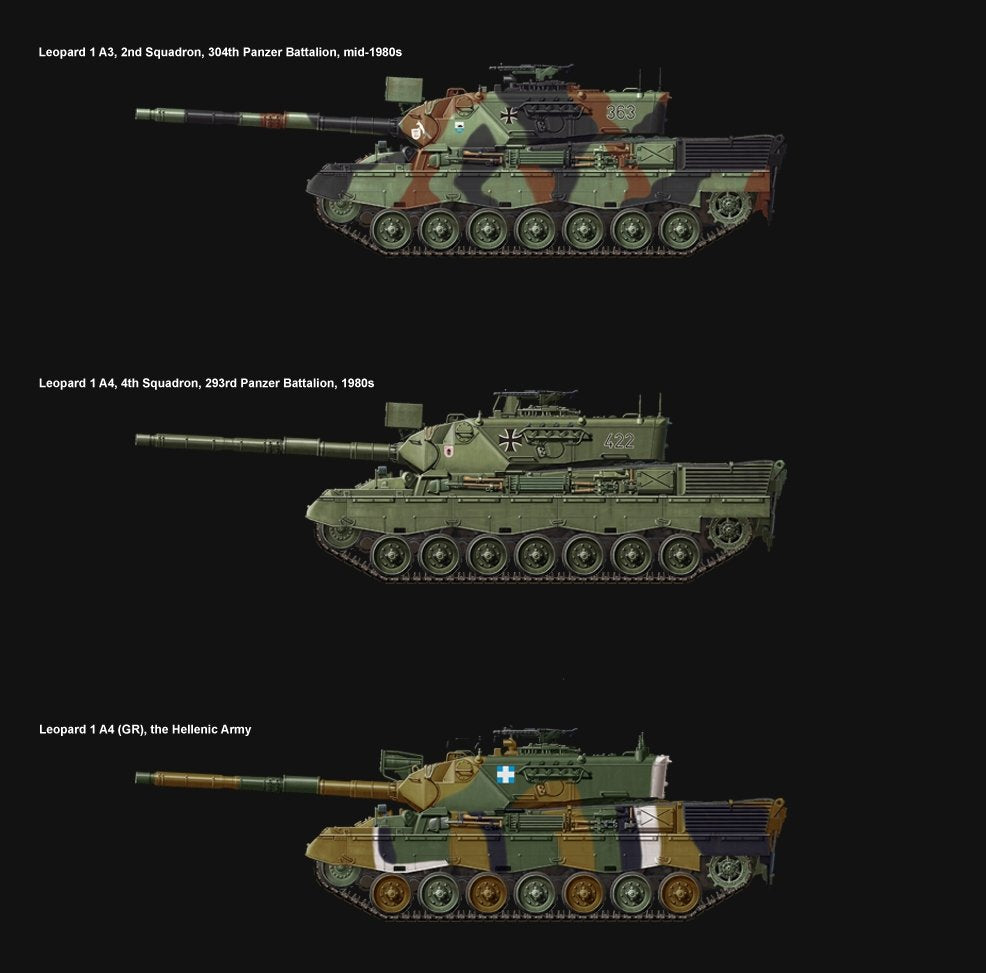 Meng Model TS-007 GERMAN MAIN BATTLE TANK LEOPARD 1 A3/A4 1/35 – immagine 11