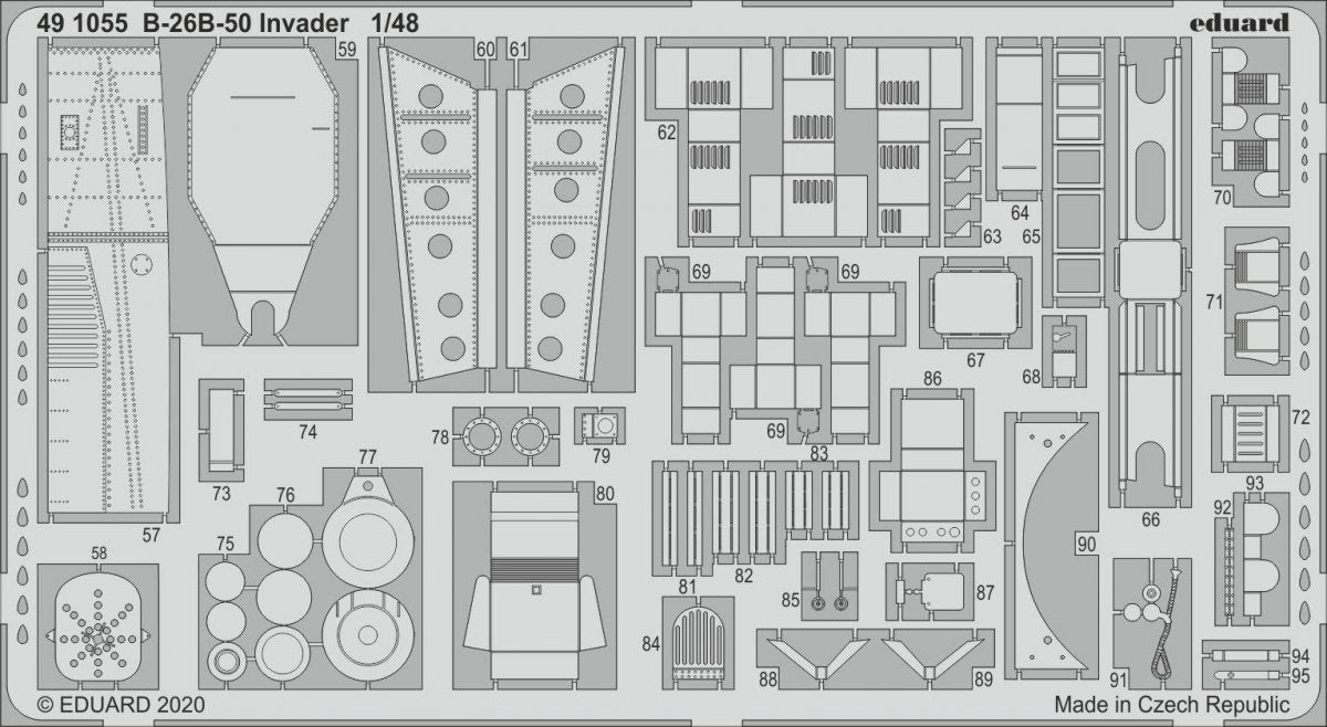 Eduard 491055 B-26B-50 Invader 1/48 ICM – immagine 2