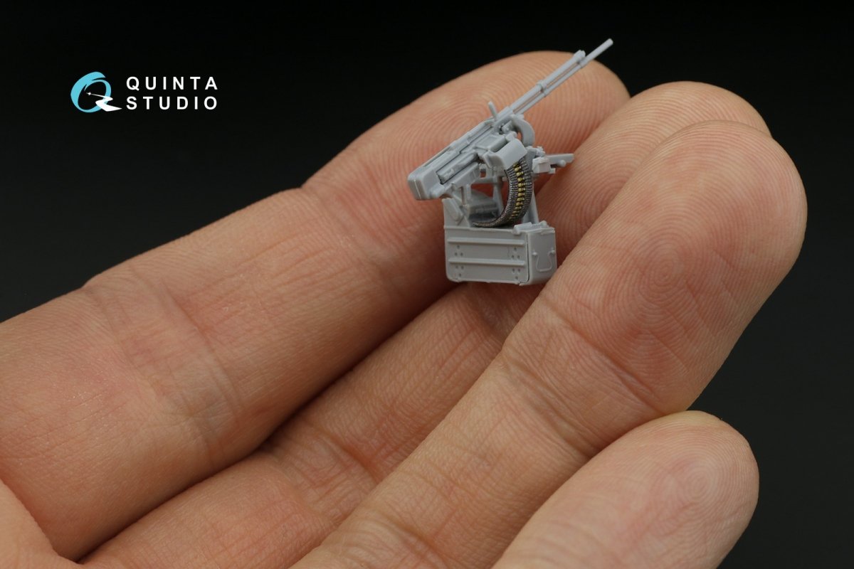 Intérieur imprimé en 3D et coloré sur papier décalcomanie pour maquette Zvezda QD48236 IL-2 1943 (biplace) Quinta Studio, échelle 1/48 – image 5