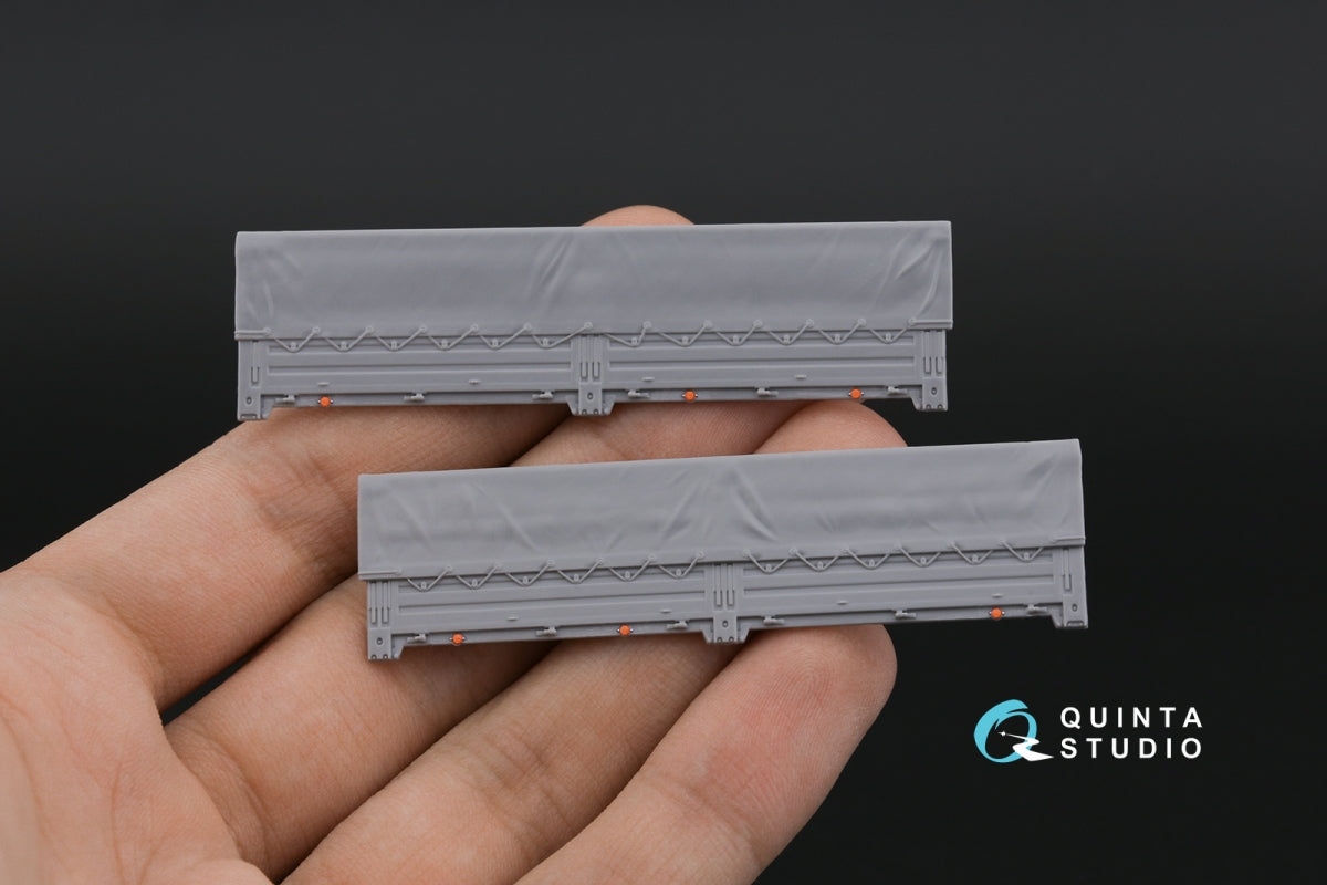 Quinta Studio QD72145 KAMAZ-5350 3D-Printed coloured Interior on decal paper (Zvezda) 1/72 – imagen 11