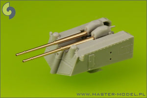 Master SM-200-007 German battleship Bismarck - secondary and heavy AA armament barrels - 15cm (12 pcs), 10,5 cm (16 pcs) – immagine 4