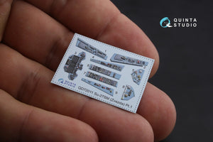 Quinta Studio QD72011 Su-27SM 3D-Printed &amp;amp; coloured Interior on decal paper (for Zvezda kit) 1/72 – Bild 4