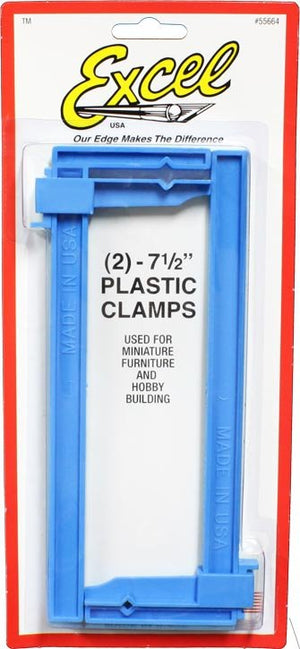 Pince en plastique réglable Excel 55664, grande taille, 7 pouces
