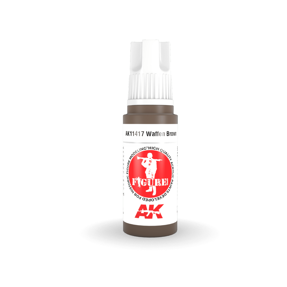 AK Interactive AK11417 Waffen Brown 17ml – imagen 2