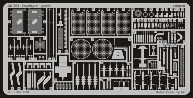 Eduard 35701 Jagdtiger 1/35 Dragon