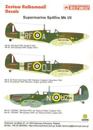 Techmod 32056 Spitfire Mk I/IIb 1/32 – immagine 2