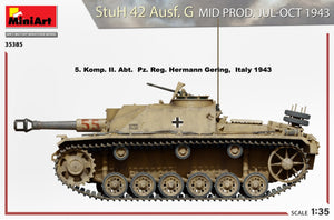 MiniArt 35385 StuH 42 Ausf. G MID PROD. JUL-OCT 1943 1/35 – zdjęcie 5
