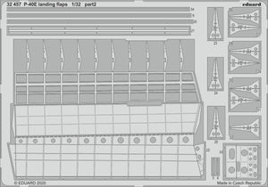 Eduard 32457 P-40E landing flaps 1/32 TRUMPETER – immagine 2