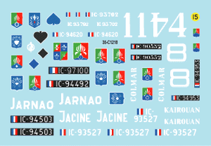 Star Decals 35-C1218 Indochine The Foreign Legion - Regiment Etranger Cavalerie 3 1/35 – immagine 3