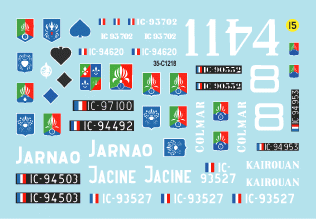 Star Decals 35-C1218 Indochine The Foreign Legion - Regiment Etranger Cavalerie 3 1/35 – immagine 3
