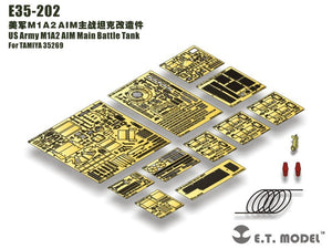 E.T. Model E35-202 US Army M1A2 AIM Main Battle Tank (For TAMIYA 35269) 1/35