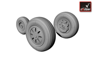 Armory Models AW48305 Canadian F-35 Lightning-II wheels 1/48 – immagine 2