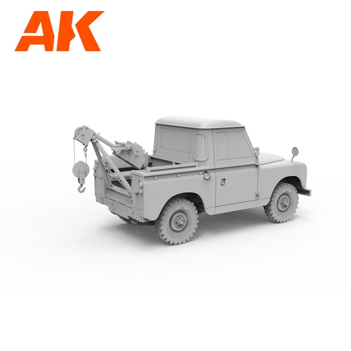 AK Interactive AK35014 LAND ROVER 88 SERIES IIA CRANE-TOW TRUCK 1/35 – Bild 8