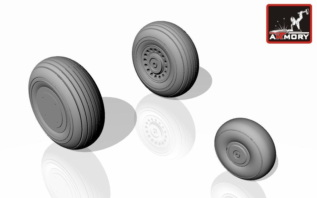 Armory Models AW72303 A-20G Boston wheels, late 1/72 – zdjęcie 2