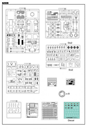 Modelcollect PP72001 Russian 130 mm coastal defense gun A-222 bereg pre-painted Kit 1/72 – imagen 4