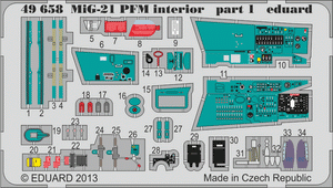 Eduard 49658 MiG-21PFM interior 1/48 EDUARD – Bild 2
