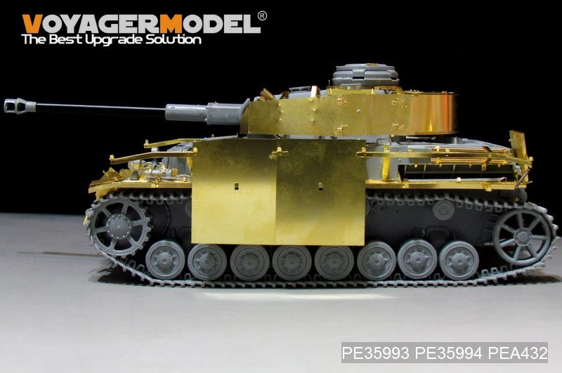 Voyager Model PEA432 WWII German Pz.Kpfw.IV Ausf.G (LateProduction) Schurzen (For Border 35001) 1/35 – zdjęcie 2