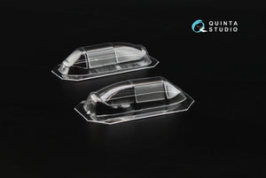Quinta Studio QC48001-S Yak-3 vacuformed clear canopy 1 pcs (for 4814 Zvezda kit) 1/48 – immagine 5