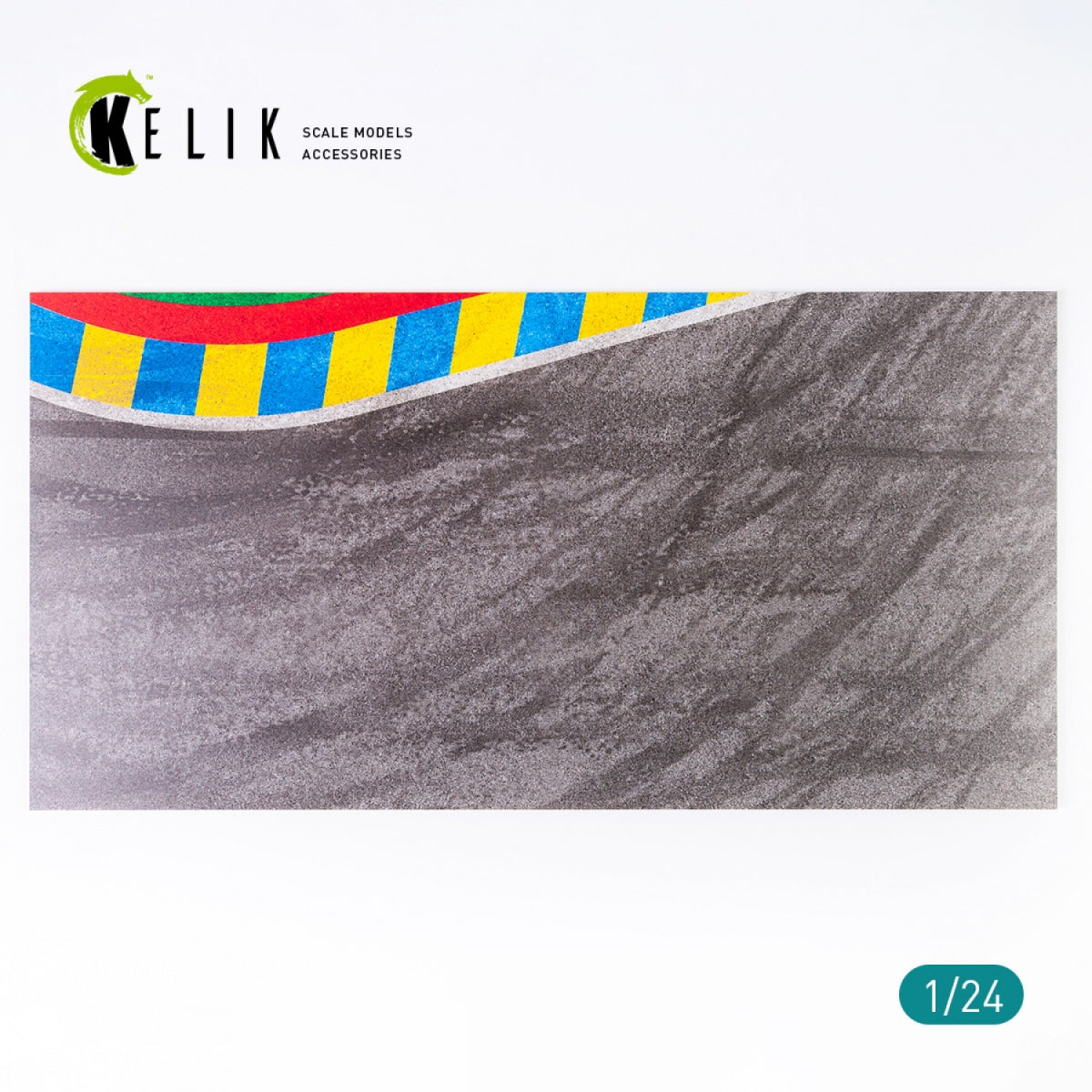 KELIK KS24003 ASPHALT ROAD 24 HOURS OF LE MANS TURN BASE - ACRYLIC 3 MM (180 X 357 MM) 1/24 – imagen 2