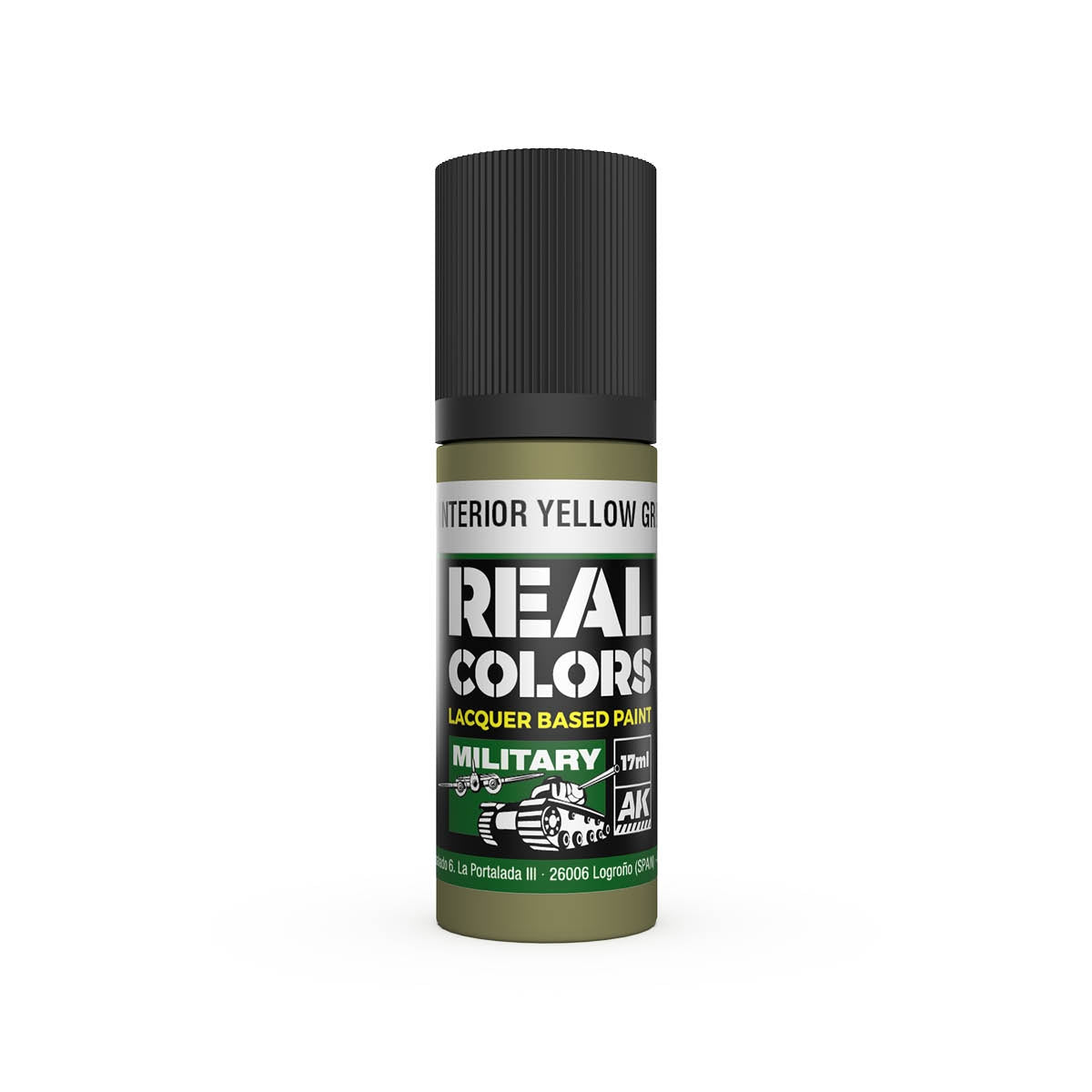 AK Interactive RC929 Intérieur US Jaune Vert 17 ml  – image 3