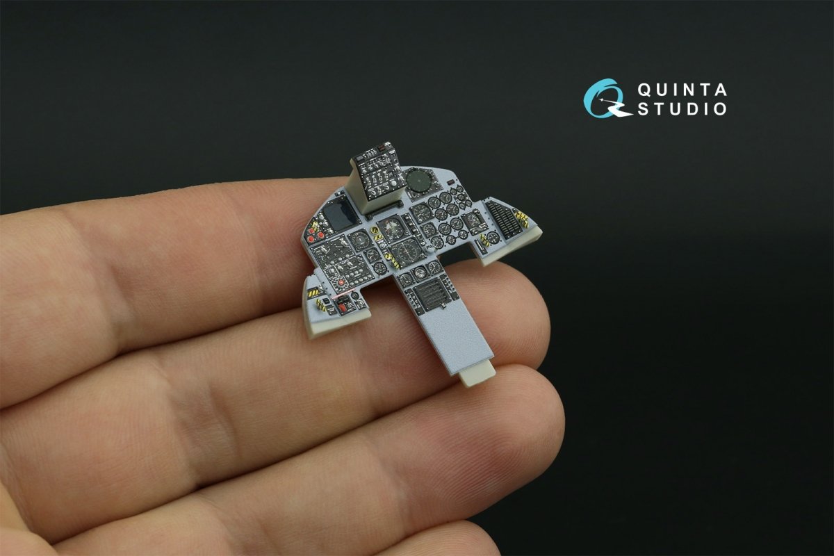 Quinta Studio QDS-32155 F-15C Early/F-15A/F-15J early 3D-Printed &amp;amp; coloured Interior on decal paper (Tamiya) (small version) 1/32 – Bild 6