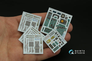Quinta Studio QD+48357 Ka-27PL Military version 3D-Printed &amp;amp; coloured Interior on decal paper (Hobby Boss) (with 3D-printed resin parts) 1/48 – immagine 7