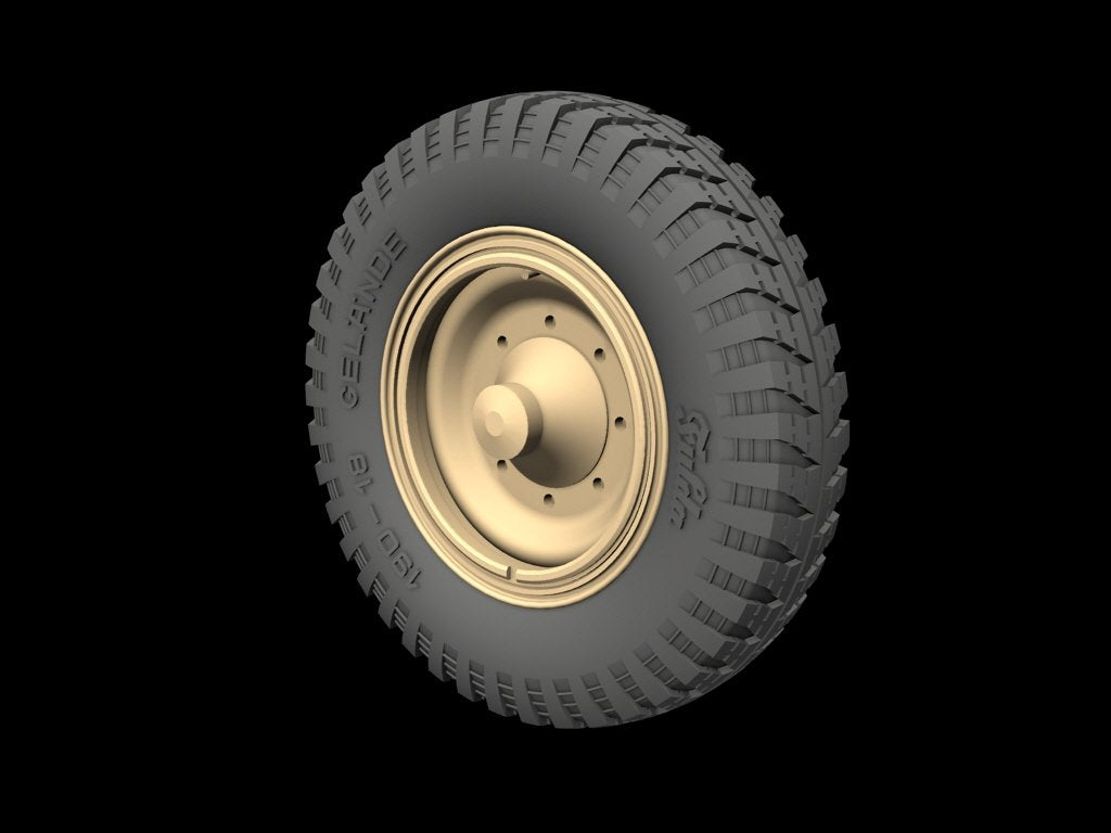 Panzer Art RE35-144 Drive wheels for Sd.Kfz 11 &amp;amp;251 (Early Gelanade Pattern) 1/35 – immagine 2