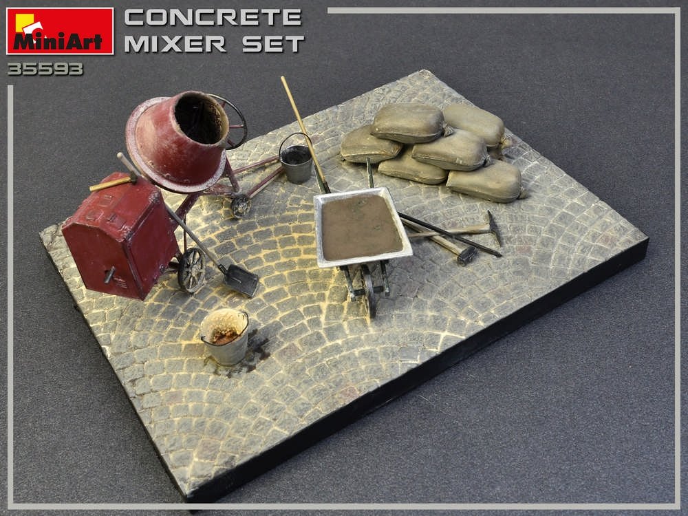 MiniArt 35593 CONCRETE MIXER SET 1/35 – image 4