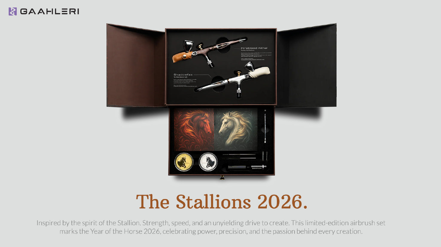 Gaahleri 47743 Gaahleri The Stallions - 2026 Limited Edition (Airbrush Aventus Series) – imagen 2