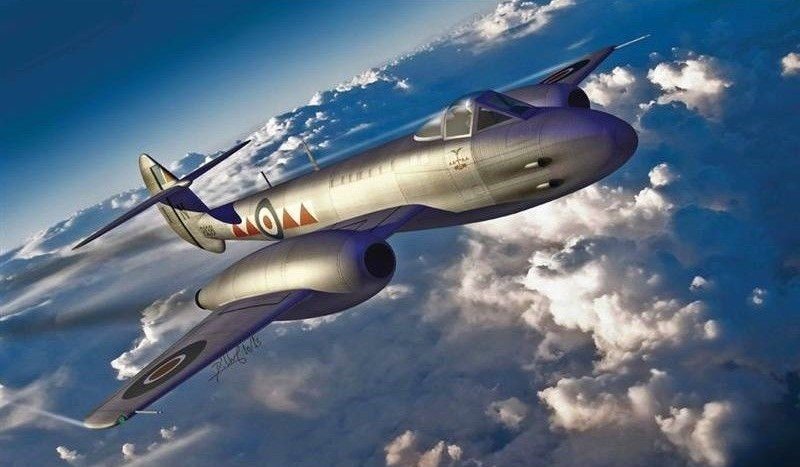 HK Models 01E06 Gloster Meteor F.4 1/32 – immagine 2