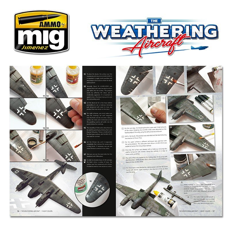 Ammo of Mig 5214 The Weathering Aircraft Numéro 14. COULEURS DE NUIT (Anglais) – image 8